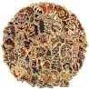 Lot de 100 Autocollants Pin-Up Tatouage Style Rétro Vintage
