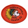 Kleiner Aufnäher Mickey Indian Chief Santa Fe 5,5x4,1cm Bügelflicken Kinderkleidung
