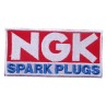 Aufnäher NGK Zündkerze Bügelflicken für Jacke Blouson
