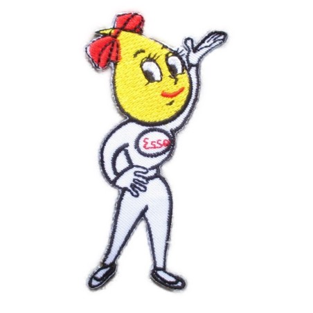 Aufnäher Esso Girl Öltropfen zum Aufbügeln für die Werkstatt
