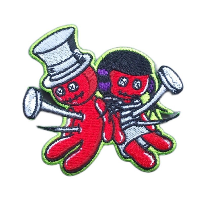 Patch Thermocollant BP Racing Club - 7.5x6.5 Cm - Logo Drapeau à Damier - Pour Veste, Chemise, Customisation