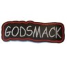 Patch Godsmack Noir Blanc et Rouge 11.5x4 cm Écusson Thermocollant Hard Rock
