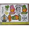 Planche de 10 Stickers Rat Fink Hot Rod 21x14 cm Autocollant Kustom Kulture
