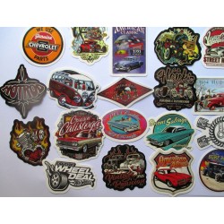 Lot de 50 Stickers Hot Rod Kustom Voiture Américaine Leadsled
