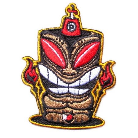 patch tiki hawai rockab kustom kulture écusson thermocollant