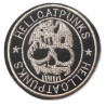 Patch Crane Hellcat Punk Rund Aufbügler Rock