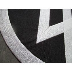 Grand Patch Thermocollant Linkin Park Rond (25 cm) – Logo Noir et Blanc
