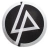Grand Patch Thermocollant Linkin Park Rond (25 cm) – Logo Noir et Blanc
