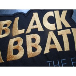 Grand Patch Dorsal Thermocollant Black Sabbath The End – 28x27cm
