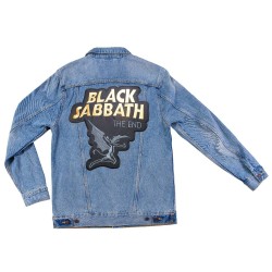 Grand Patch Dorsal Thermocollant Black Sabbath The End – 28x27cm