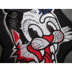 Patch Dorsal Thermocollant Chats Errants – Grand Format 25x27cm
