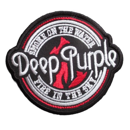 patch deep purple smoke on the water 8x7cm écusson hard rocker
