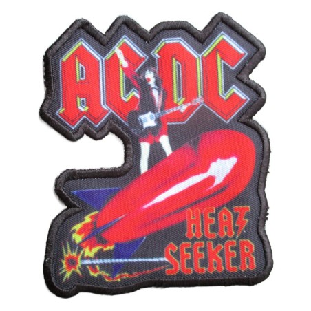 Patch ACDC Heatseeker 10x8 cm Écusson Hard Rock Imprimé
