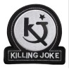 Patch Killing Joke Schwarz Weiß 10x10cm Aufnäher Rock Roll Düster Punk
