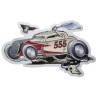 Sticker Hot Rod Beige 555 - Autos et Rods