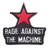 Patch Rage Against The Machine 10x9cm Étoile Rouge Groupe Rock
