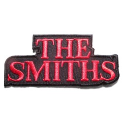 Patch The Smith Noir et Écriture Rouge 10x4.5 cm - Groupe Cold Wave