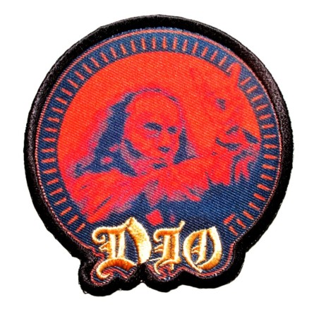 Patch Dio Heavy Metal Américain Imprimé et Brodé 8x7cm