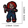Patch Chucky avec un couteau, poupée tueuse film d'horreur