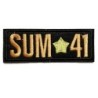 Patch Sum41 Rechteckig 10x3.5 cm Aufnäher Alternative Rock Band

