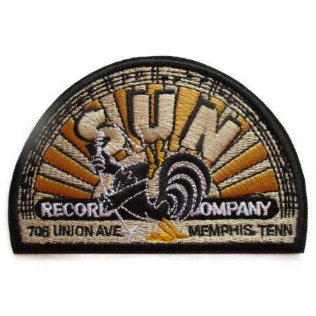 Patch Classique Sun Record Company – Demi-Cercle Iconique 10x6.5 cm ecusson rockabilly