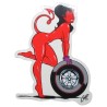 Sticker diablesse roue de voiture coop autocollant kustom
