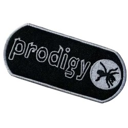 Aufnäher „The Prodigy“ – Ameisen-Logo – 8,5 x 4 cm