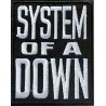 System of a Down-Aufnäher mit Stickerei – Logo – 7,5 x 6 cm