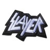 Patch groupe hard rock Slayer 8x5cm, écusson rectangulaire thermocollant pour veste ou blouson
