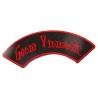 Patch Gene Vincent Banner Schwarz Rot Aufnäher Rockabilly Fan Rock'n'Roll
