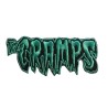 patch groupe the cramps logo vert 10x3.5cm écusson thermocollant

