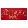 Patch Groupe Fleetwood Mac Rectangle Rouge 12.5x5.5cm Écusson Thermocollant

