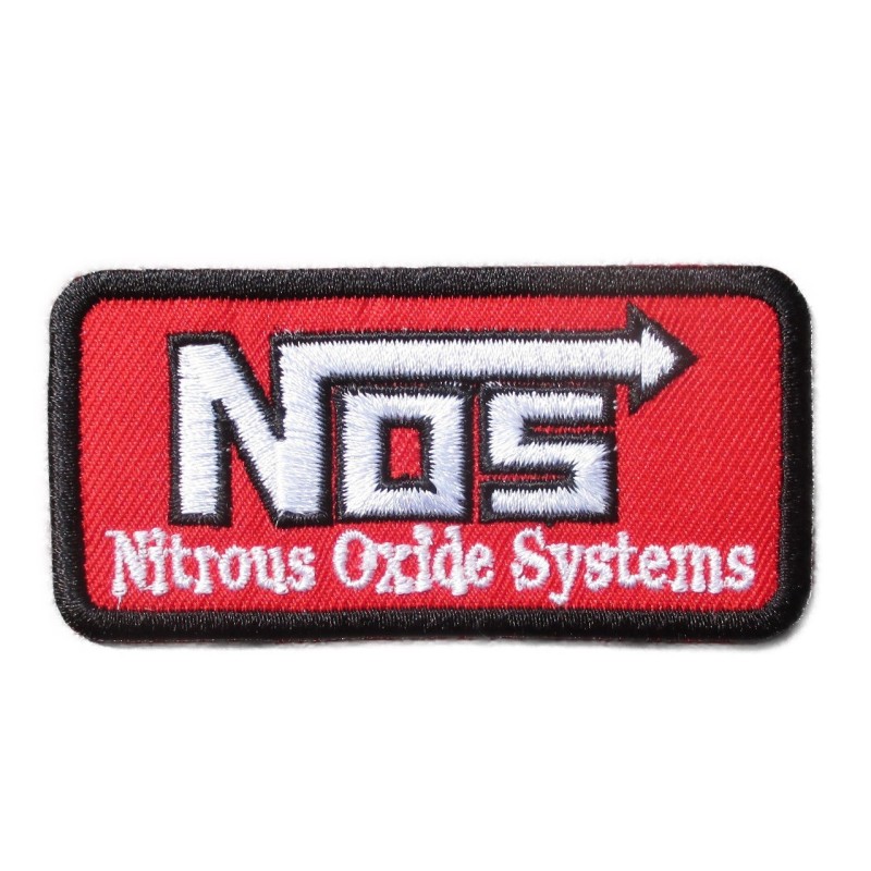 Patch Nez Rouge Système Nitro Oxyde Écusson Déco Veste Garage Drag
