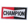 patch bougie champion spark plugs rectangulaire écusson déco veste garage
