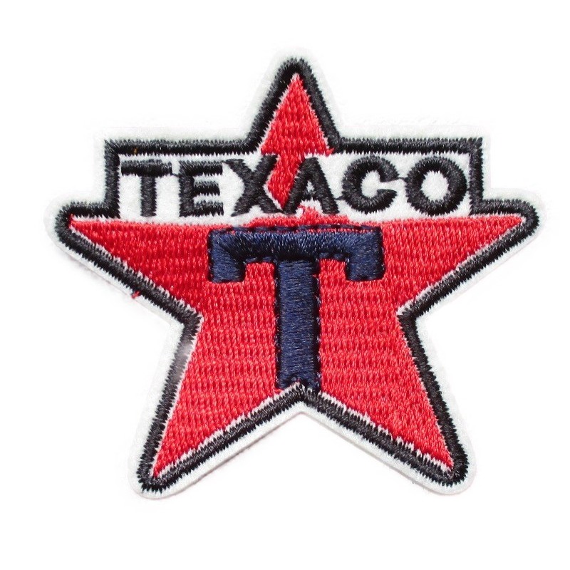 Patch Texaco Étoile Huile Essence Écusson Thermocollant
