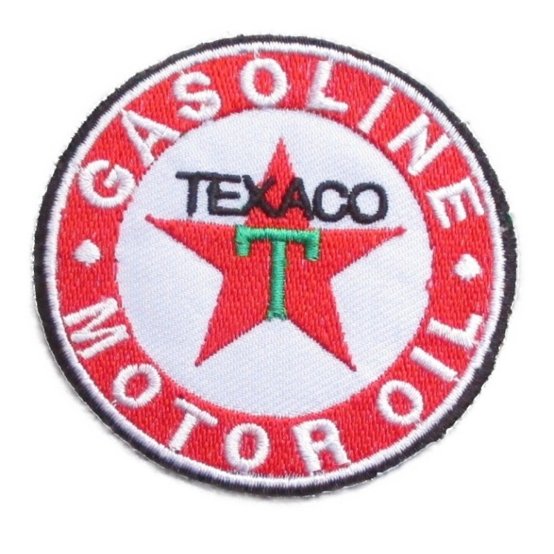 Patch Texaco Motor Oil Écusson Thermocollant Veste Chemise
