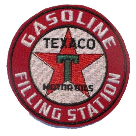 patch texaco station-service écusson thermocollant veste
