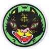 Sticker Tête de Chat Cult Cat 11,5 cm Autocollant de l'Artiste Kozik