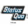 Patch Thermocollant Status Quo – Logo Vintage Bleu & Blanc