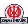 Dream Theater Aufbügler – Rotes Majesty Symbol auf Weiß