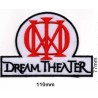 Dream Theater Aufbügler – Rotes Majesty Symbol auf Weiß