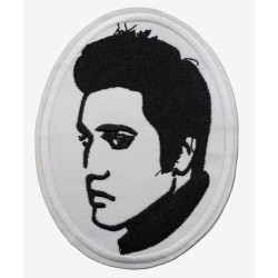 Écusson Thermocollant Elvis Presley – Portrait Brodé 10x8 cm