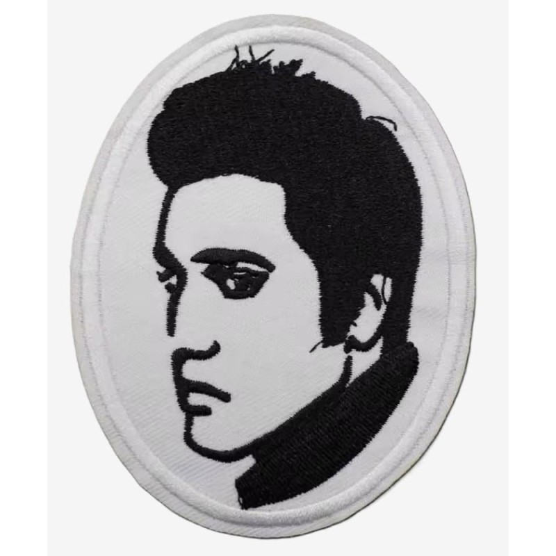 Elvis Presley Aufbügler – Besticktes Porträt