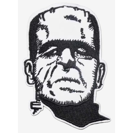 Frankenstein Aufbügler – Horror-Porträt 8x5.5cm