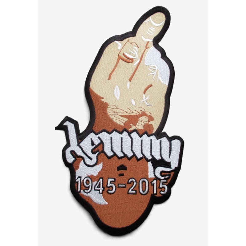 Lemmy Gedenk-Rückenaufnäher – "1945-2015" (30 x 16 cm)