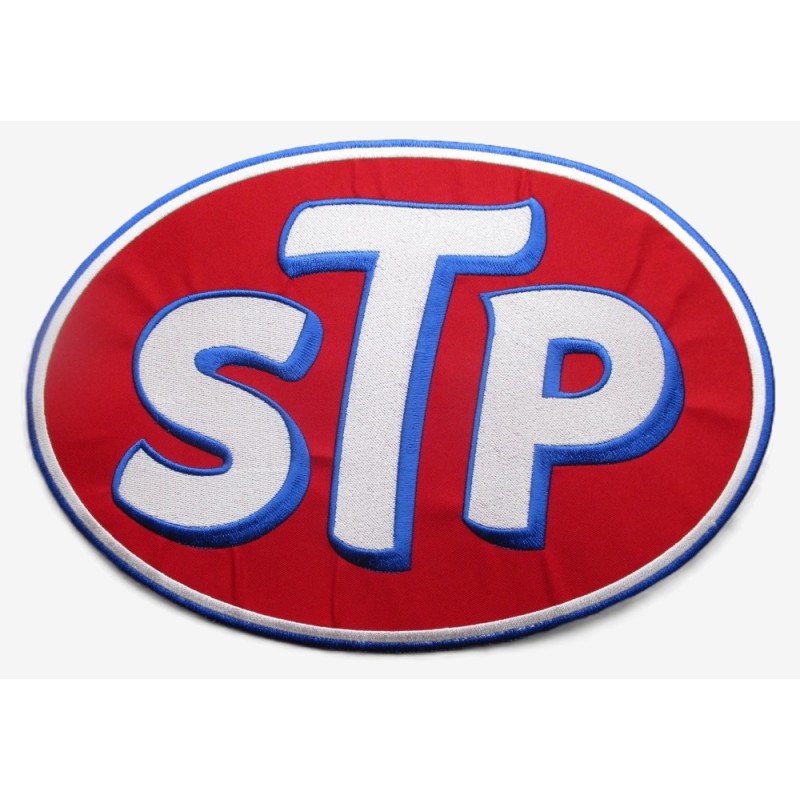 Patch Dorsal Oval STP - Logo Vintage Racing (29 x 20 cm)