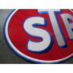 Patch Dorsal Oval STP - Logo Vintage Racing (29 x 20 cm)