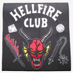 Patch Dorsal Carré Hellfire Club - Design Eddie Munson (30 x 29 cm)