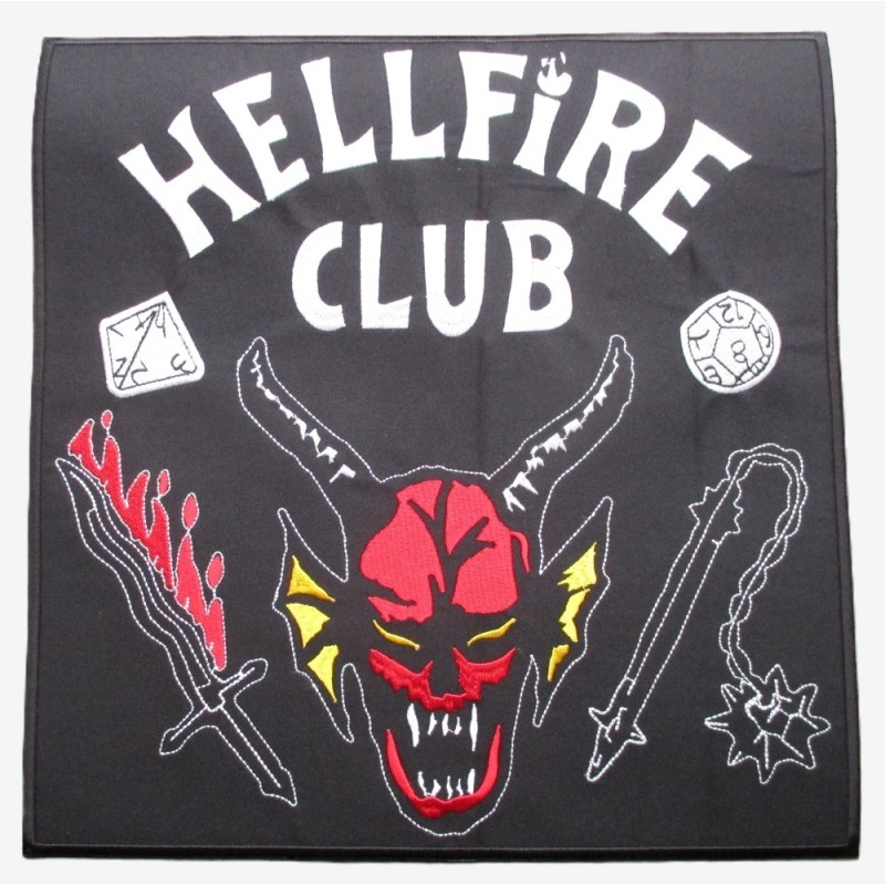 Hellfire Club Rückenaufnäher – Stranger Things Design (30 x 29 cm)