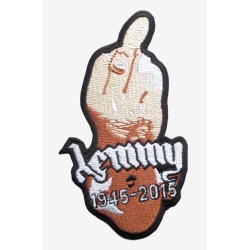 Lemmy Gedenk-Aufnäher (1945-2015) - "Mittelfinger"